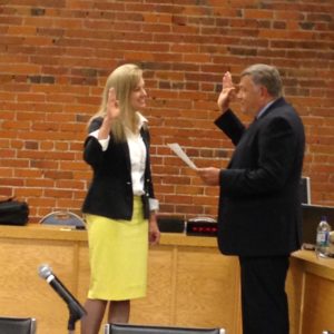 Mary Dye is sworn in Friday (picture from WA House GOP)