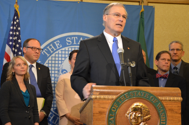 Governor Jay Inslee anti-vaping press conference